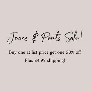 BOGO 50% OFF PANTS